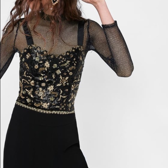 Zara Tops - Zara sequin top